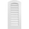 Ekena Millwork Arch Top Surface Mount PVC Gable Vent: Functional, w/ 3-1/2"W x 1"P Standard Frame, 16"W x 34"H GVPAR16X3401SF - alternate 1